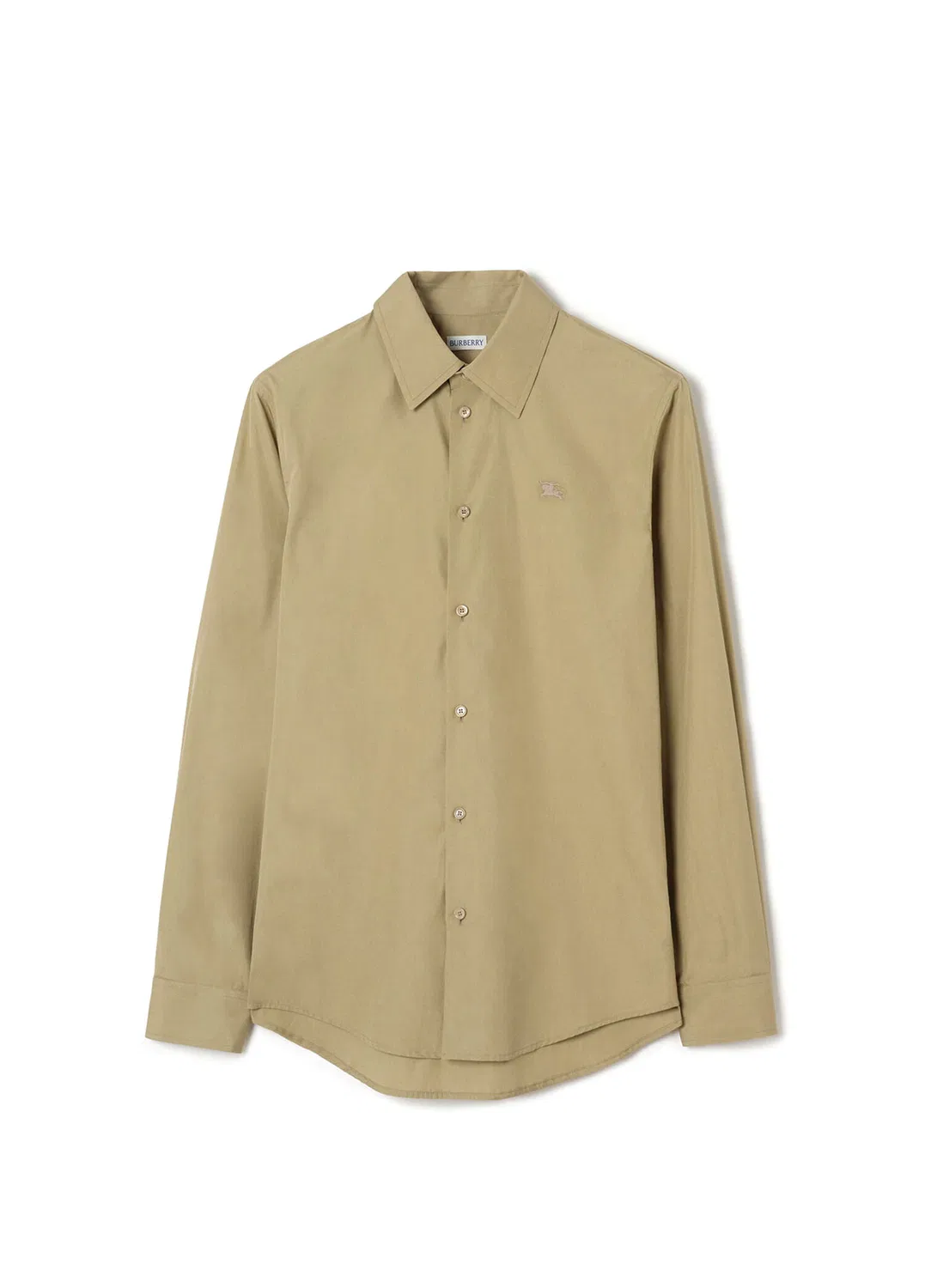 Рубашка Burberry Poplin Regular Fit, бежевая