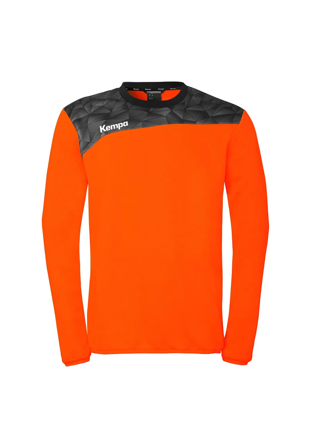 Топ с длинными рукавами Kempa, Fluo Orange Schwarz
