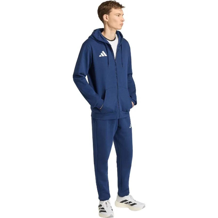 Мужской свитшот с капюшоном ENT26 Fz adidas, Темно-синий — фото 4
