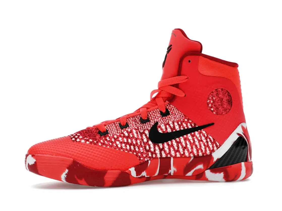 Детские кроссовки с высоким верхом Nike Kobe 9 Elite Protro, Bright Crimson/Black/White — фото 3