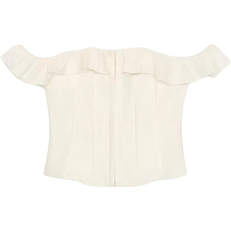 Женская футболка с коротким рукавом ZARA, Raw White