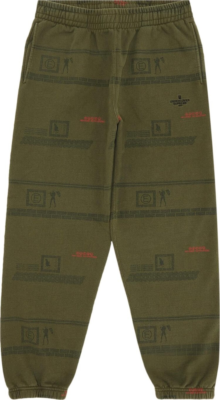 

Спортивные брюки Supreme x UNDERCOVER Camo Sweatpant Dark Olive, зеленый