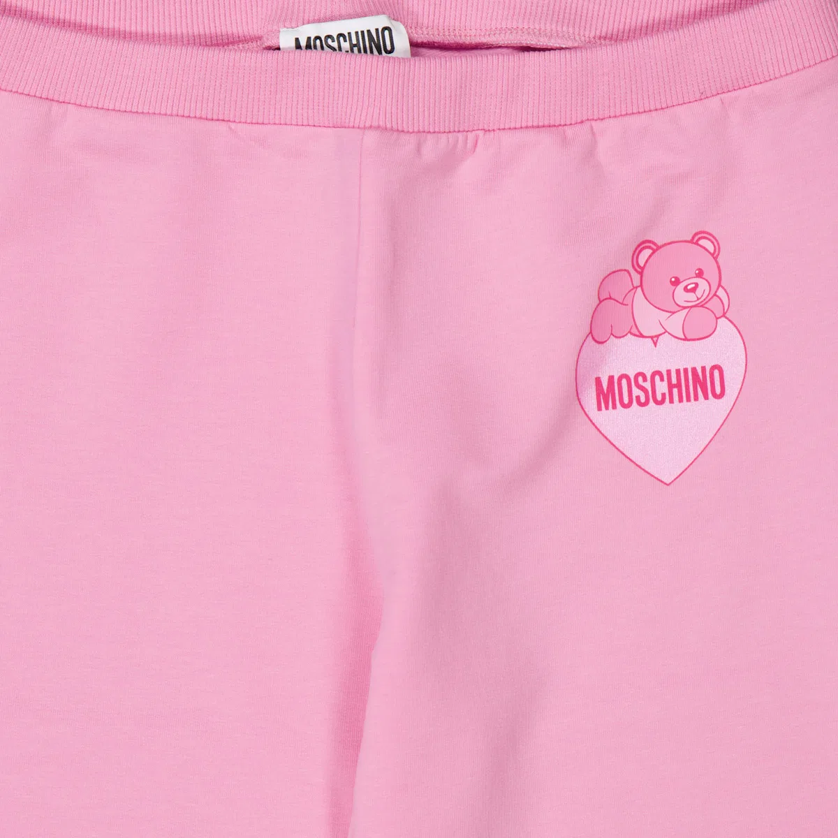 Спортивные брюки с принтом Teddy Bear Moschino, Pink Begonia — фото 2