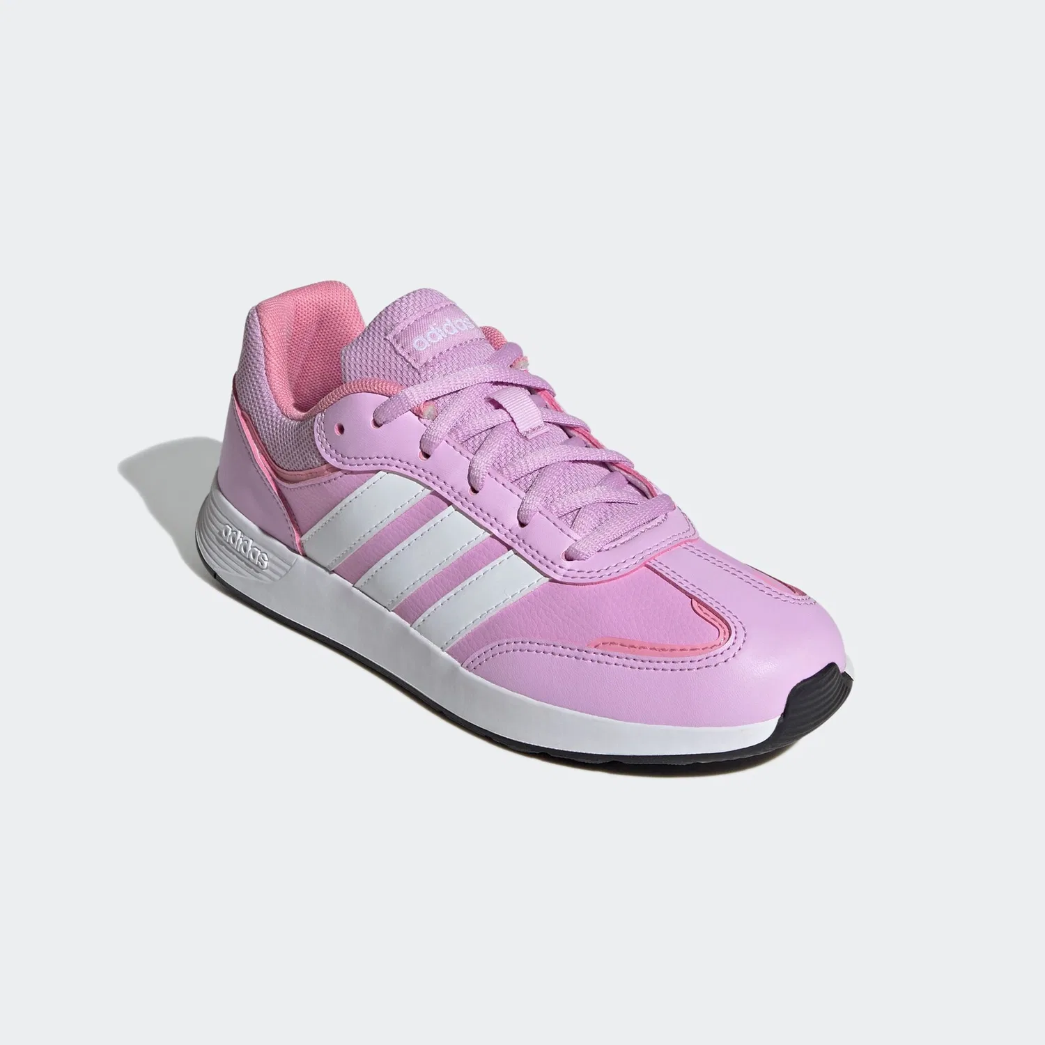 Детские кроссовки на шнурках Tensaur Switch Kids Adidas Sportswear, Bliss Lilac/Cloud White/Bliss Pink