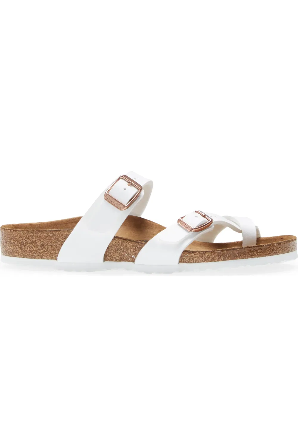 Детские сандалии с закрытым носком Mayari Birkenstock, белый — фото 3