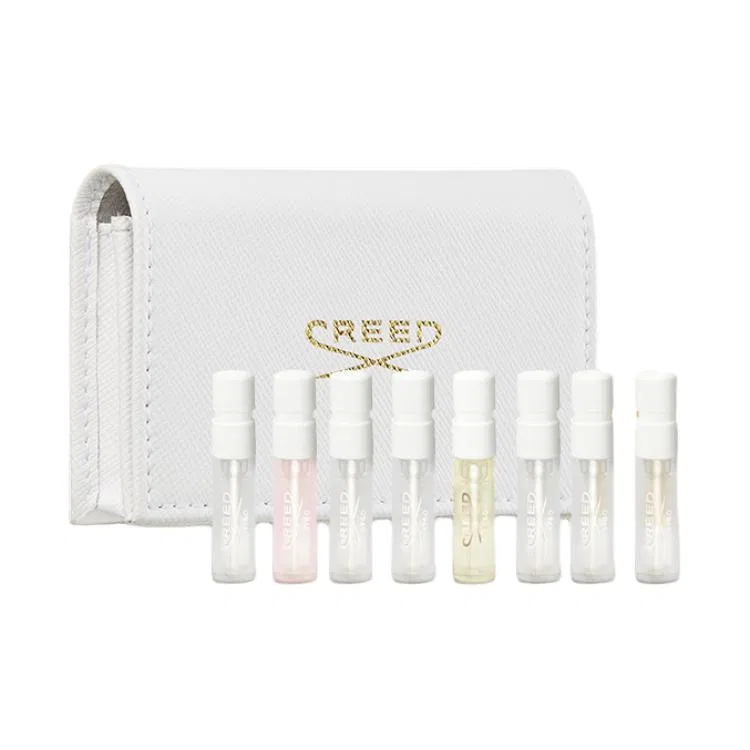 Набор пробников женской парфюмерии Creed, 8 предметов, Silver Mountain Spring/Napoleon's Water, Creed, Leather Scent