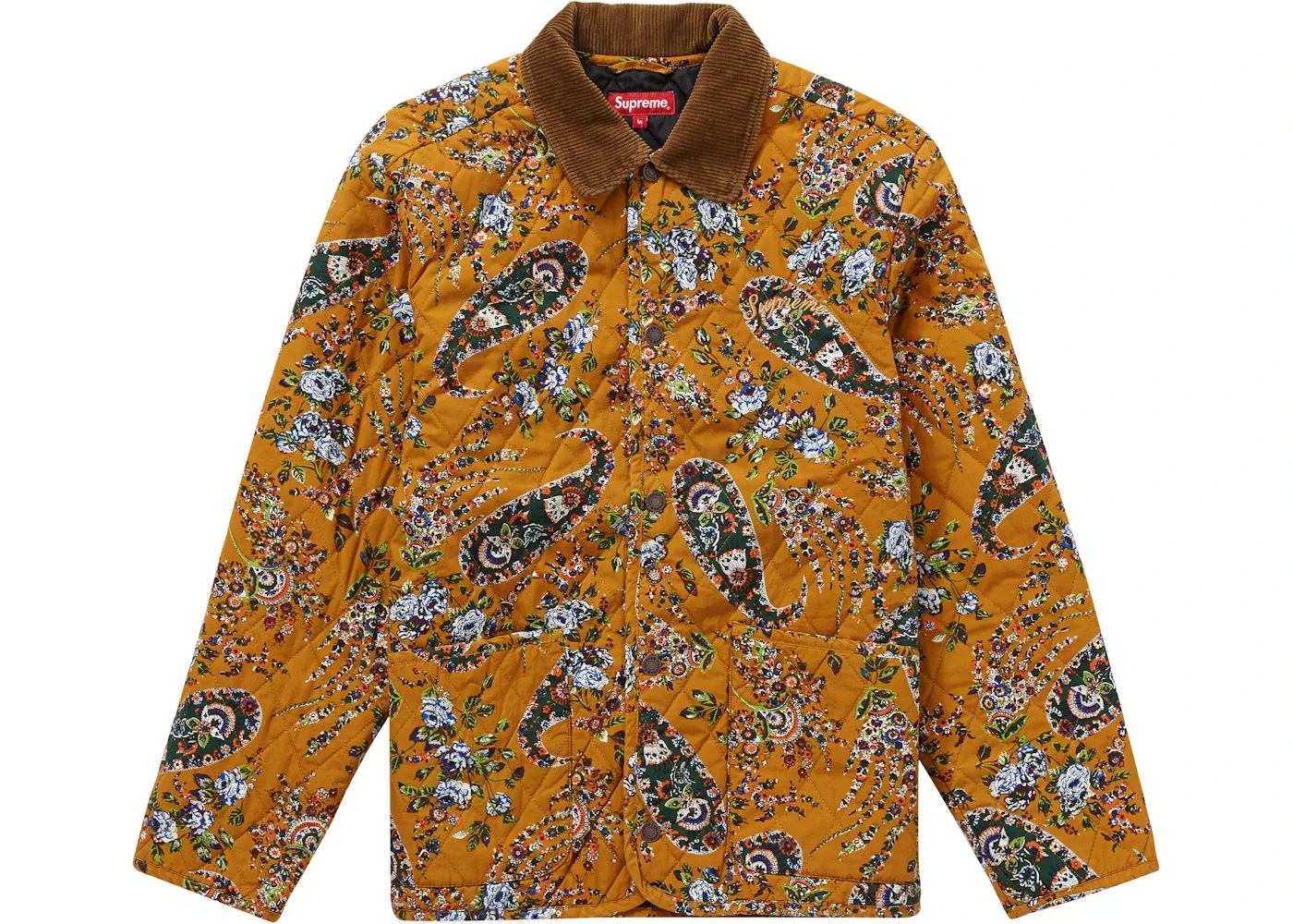 Мужская куртка с принтом Supreme Jacket, Mustard Paisley