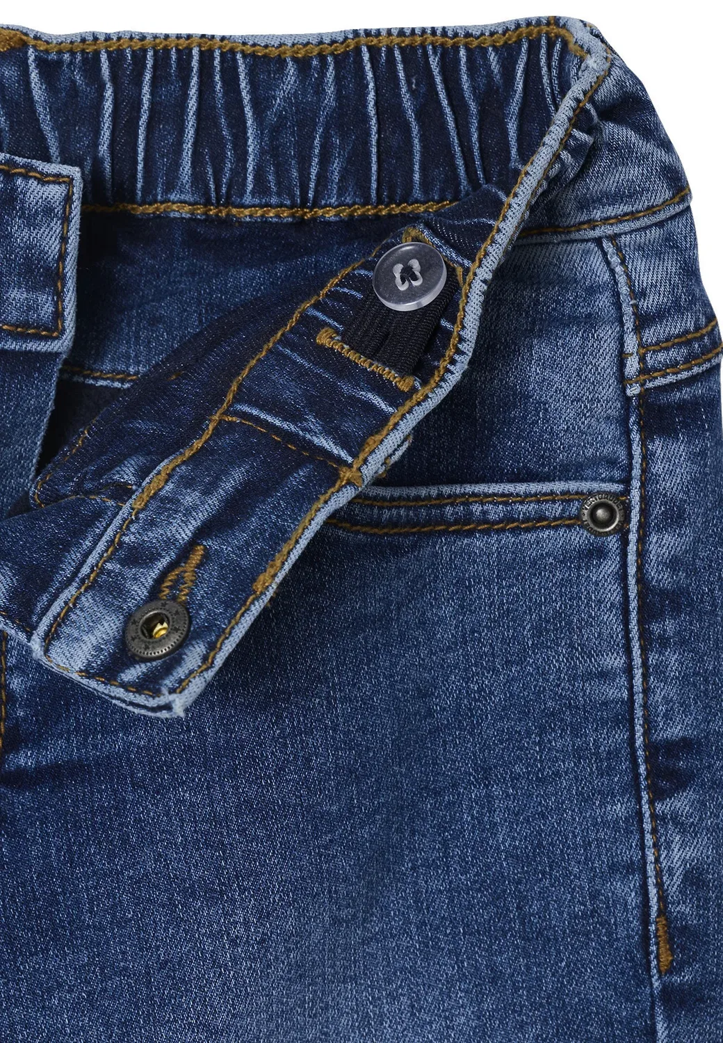 Узкие джинсы Vertbaudet, Blue Denim — фото 3