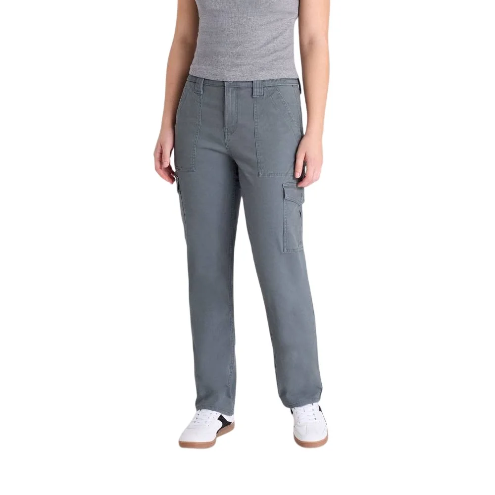 Женские брюки U.S. Polo Assn. High Rise Cargo Straight, сине-зеленый