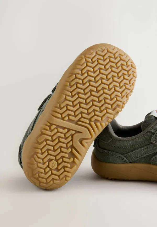 Ботинки кожаные Baby shoes Next, Khaki Green, зеленый/хаки — фото 3