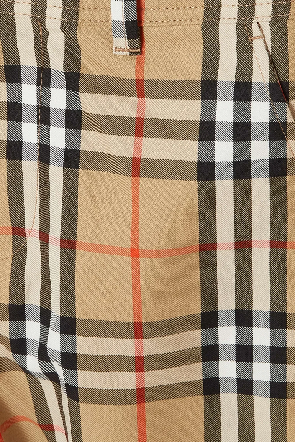 Шорты клетчатые Burberry, бежевый — фото 4