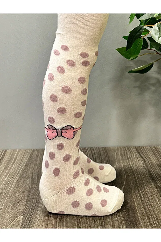 Детские колготки для девочек с узором Pink Bunny Gift For Your Baby, Mixed Color — фото 3