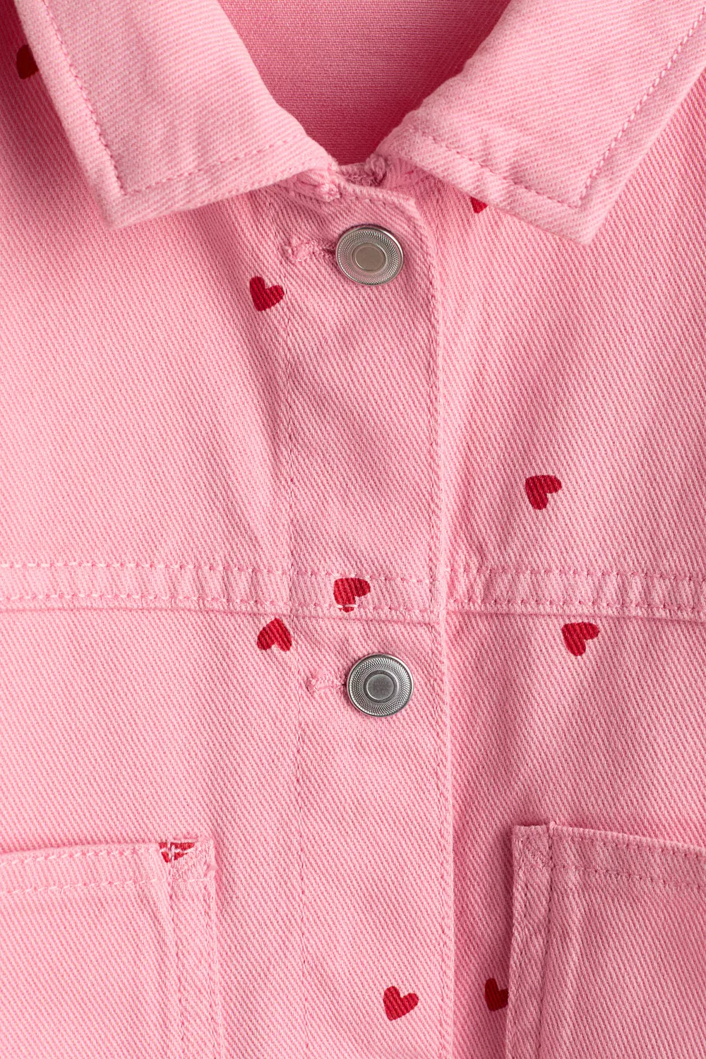 Куртка из саржевой ткани с узором H&M, Rosa/Herzen — фото 2