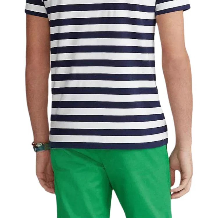 Мужская футболка с принтом SS23 T Shirt Mixed Shipment Polo Ralph Lauren, Blue White — фото 4
