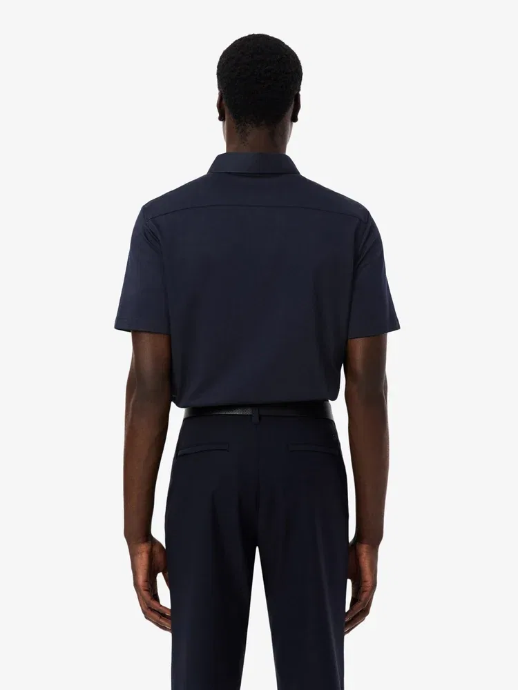 Рубашка с коротким рукавом Slim Fit, модель CH2351 LACOSTE, Navy — фото 3