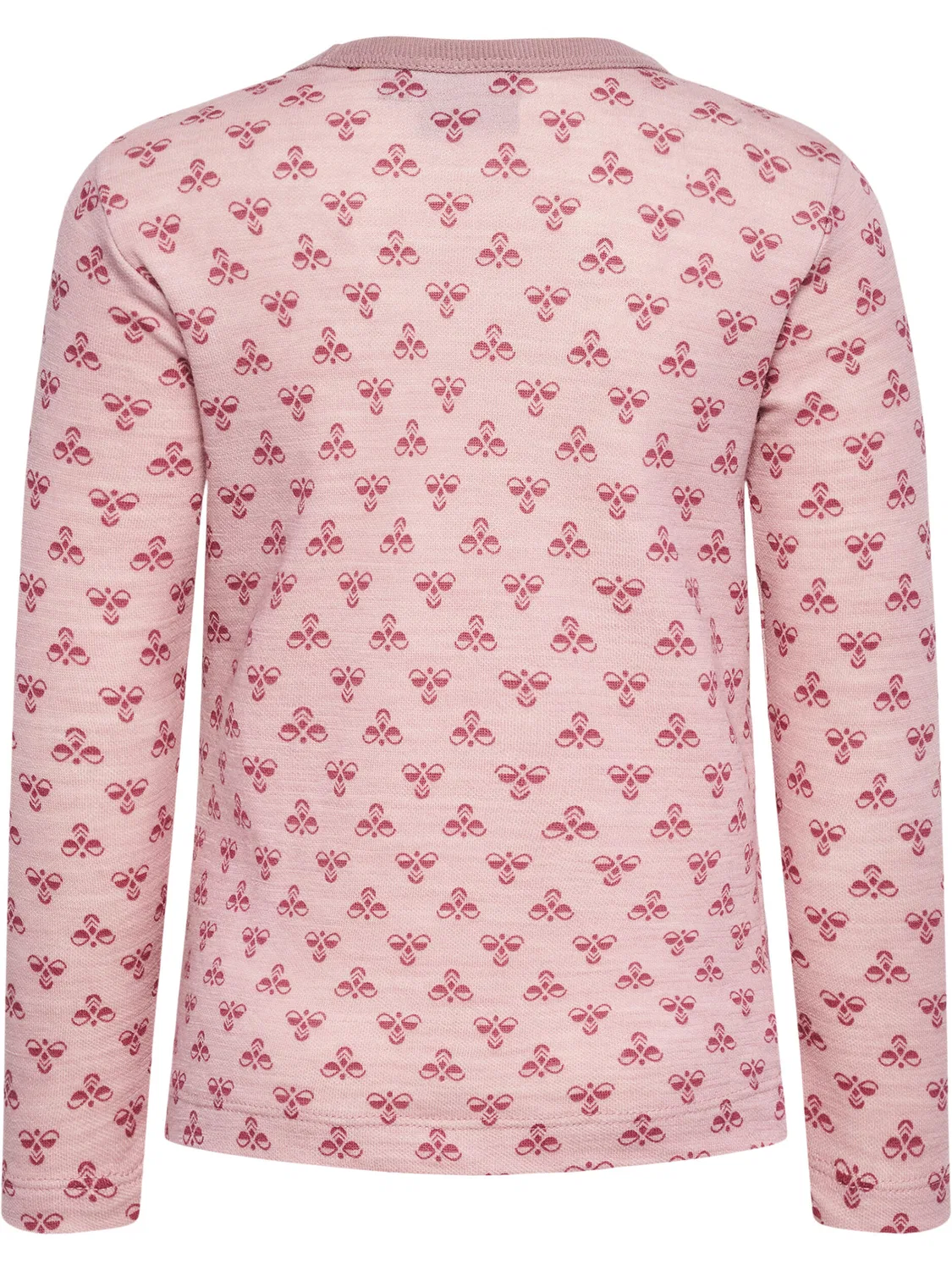 Детская футболка с длинным рукавом Hmlvilmo Hummel, Violett Hellrosa Blutenblattbeige — фото 2