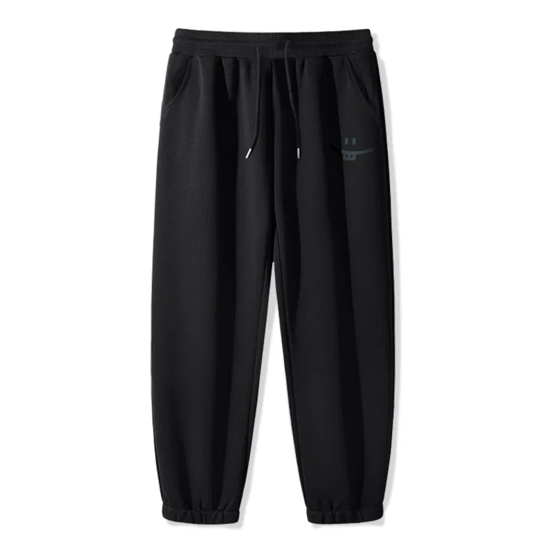 Детские штаны с принтом Simple Smile Drawing Pants Logo MINISO, Gray — фото 4