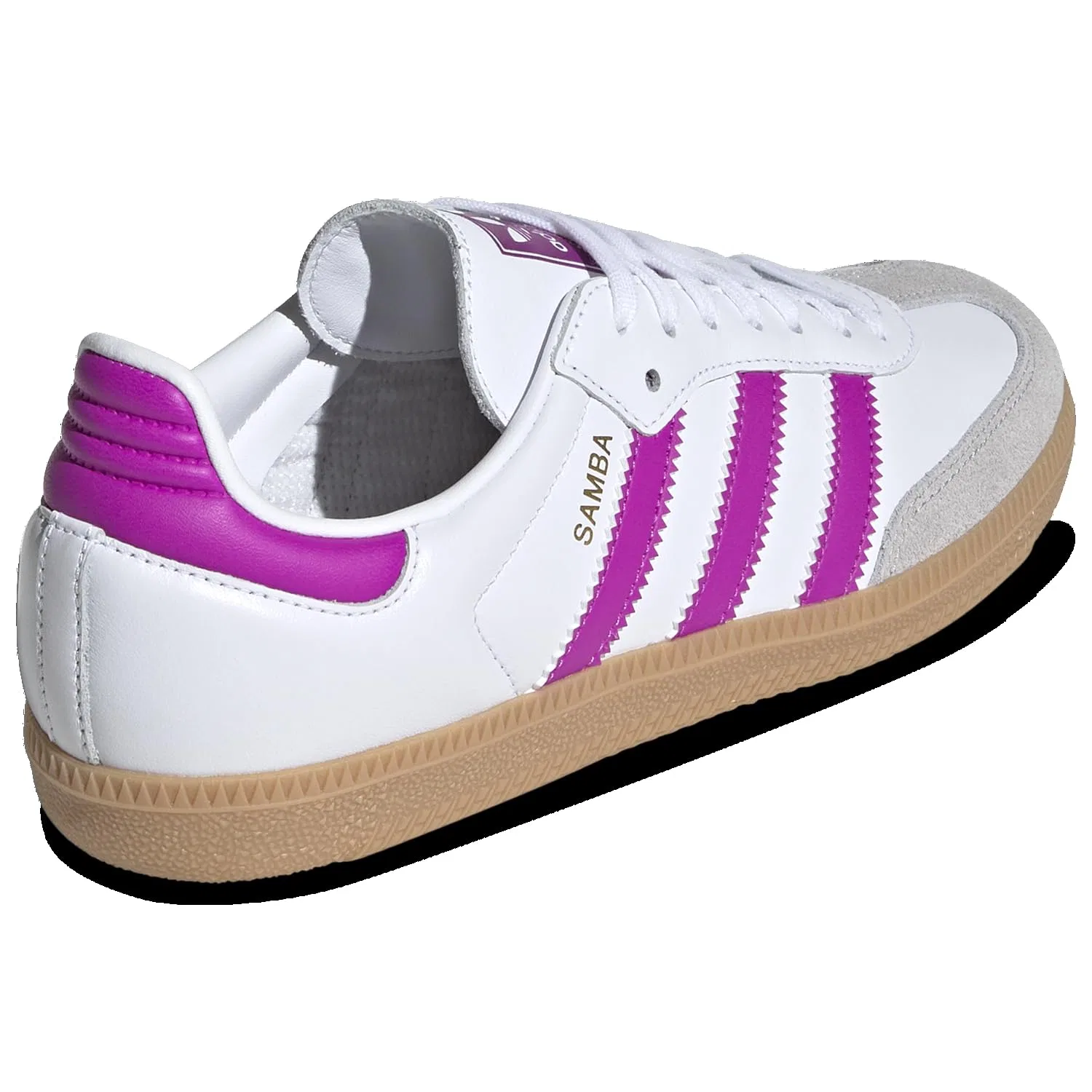 Детские кроссовки для мальчиков Samba Adidas, White Purple Burst — фото 3