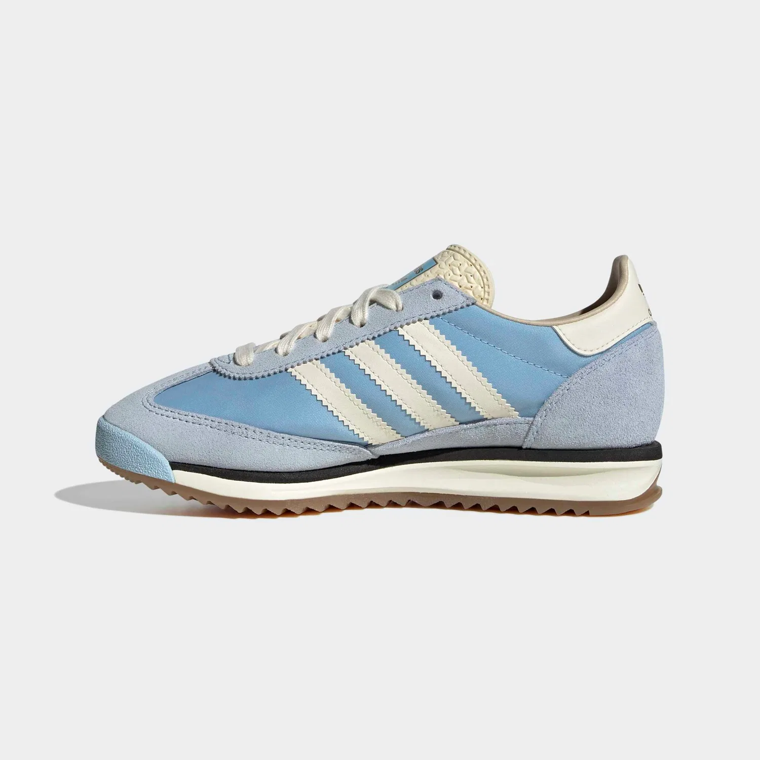 Детские кроссовки в ретро-стиле SL 72 Adidas Originals, Clear Sky/Cream White/Core Black — фото 3