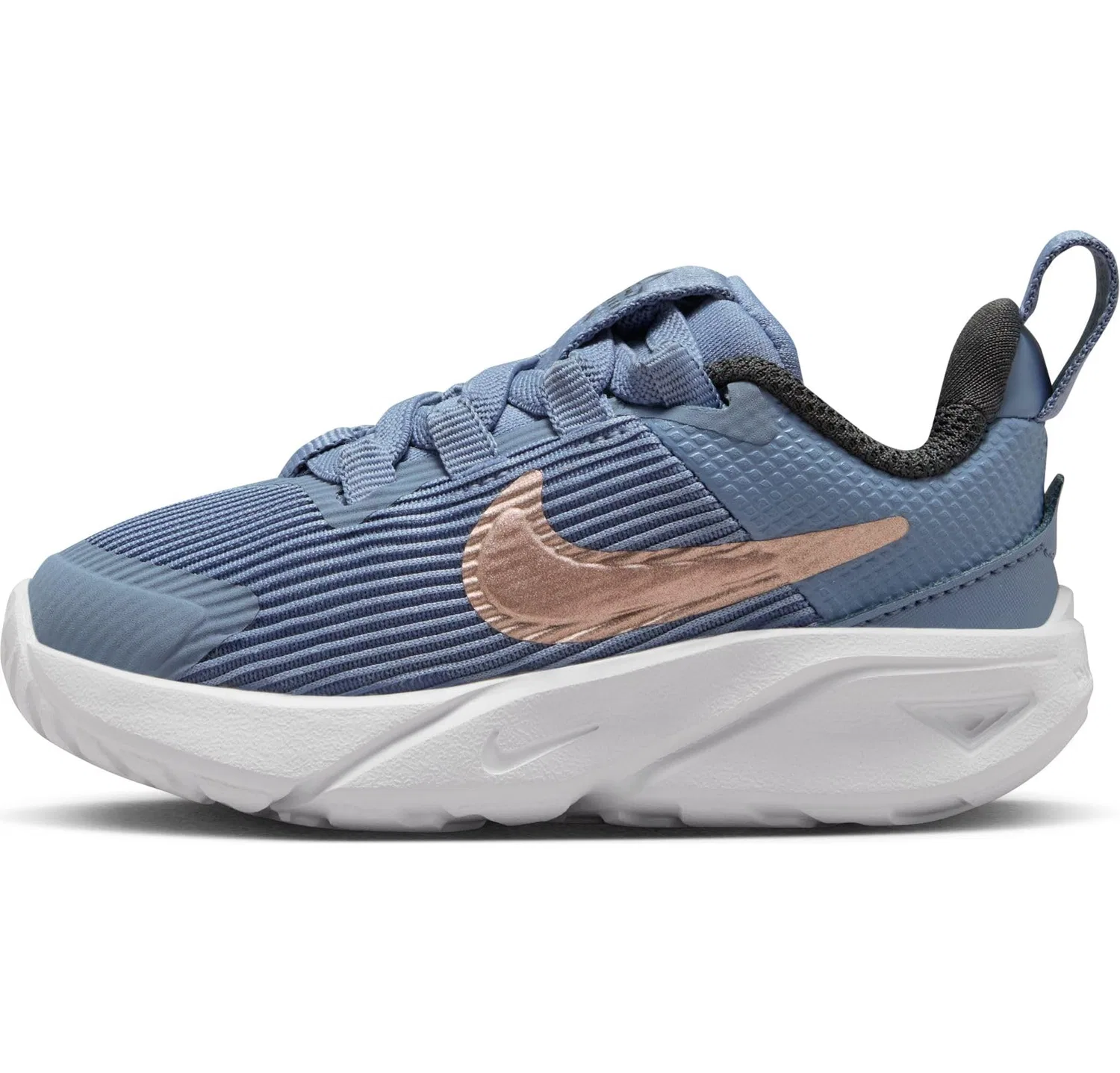 Детские кроссовки для мальчиков с мягкой амортизацией NIKE Star Runner 4 NIKE, Ashen Slate Mtlc Red Bronze Armory Navy