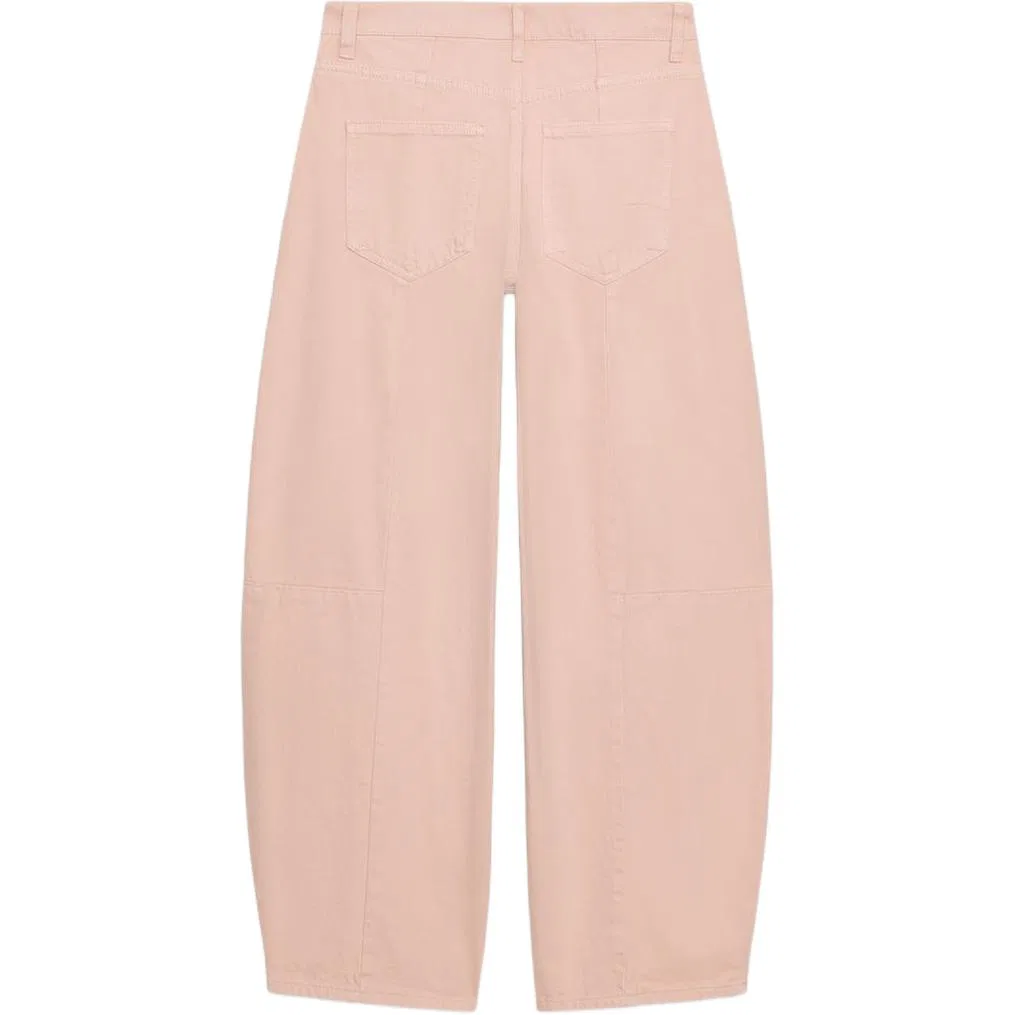 ZARA Женские джинсы с завышенной талией ZW Jeans, розовые — фото 3