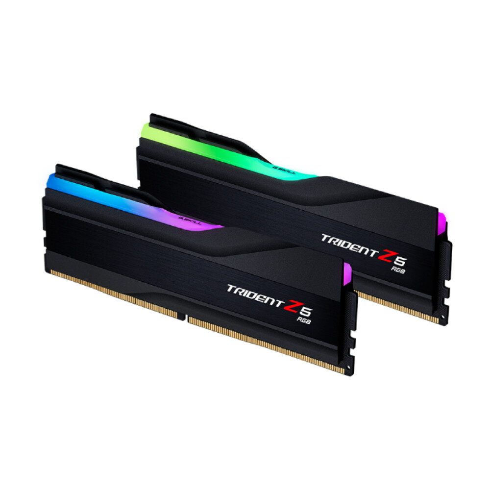 

Оперативная память G.SKILL Trident Z5 RGB, 32 Гб DDR5 (2x16 Гб), 5600 МГц, CL40, F5-5600J4040C16GX2-TZ5RK, черный