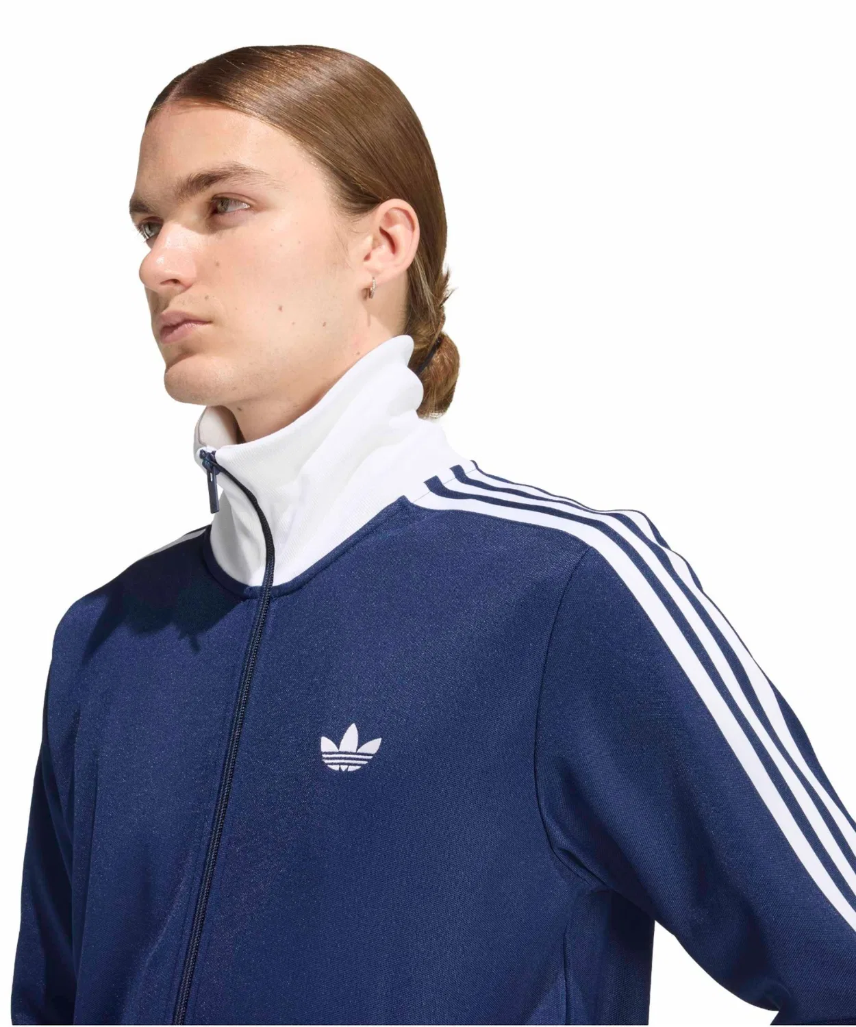 Мужской джерси-топ с длинным рукавомClassic Track Top Adidas, Navy — фото 3