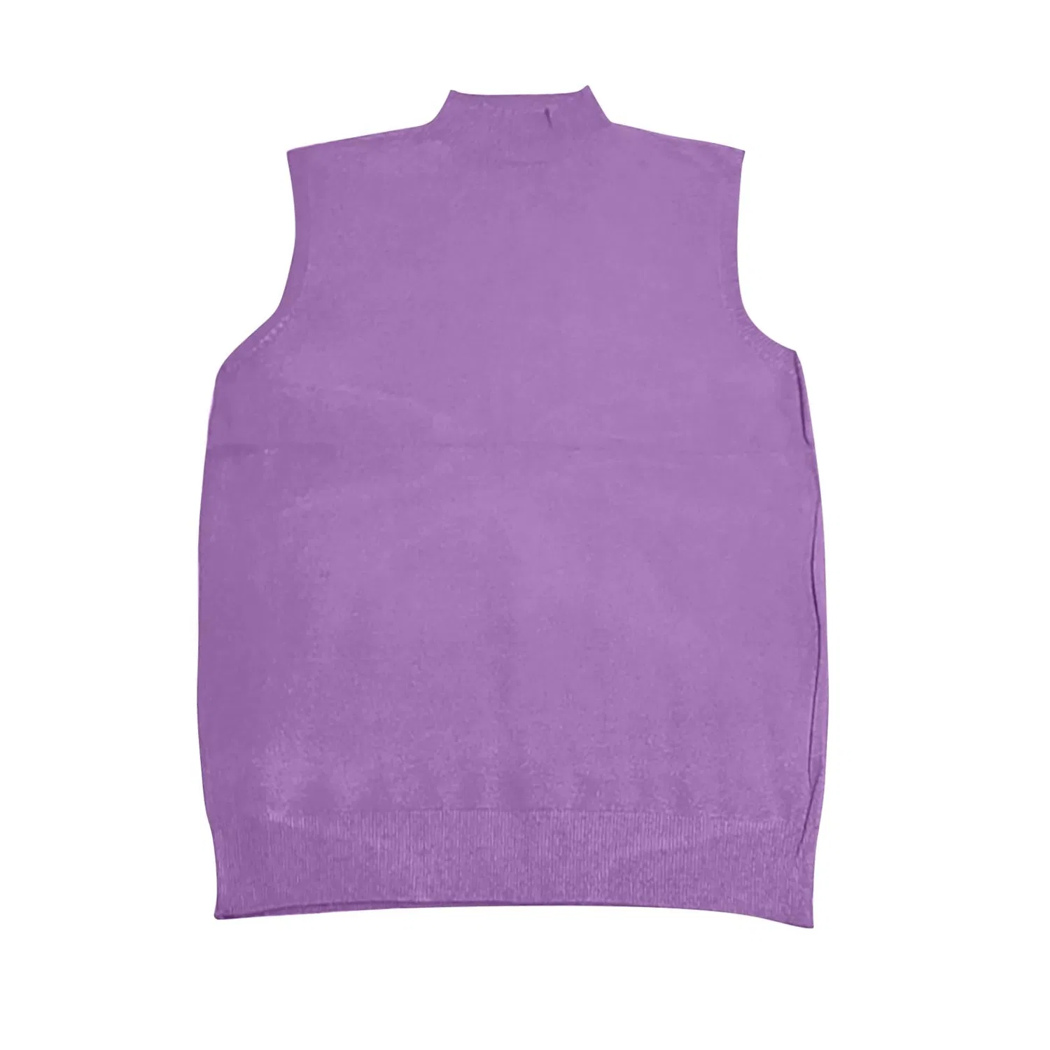 Женский топ без рукавов с имитацией свитера, Purple — фото 3