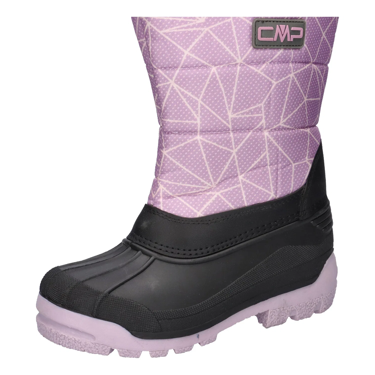 Детские зимние ботинки с принтом Sneewy Snowboots Cmp, Royal Purple Black