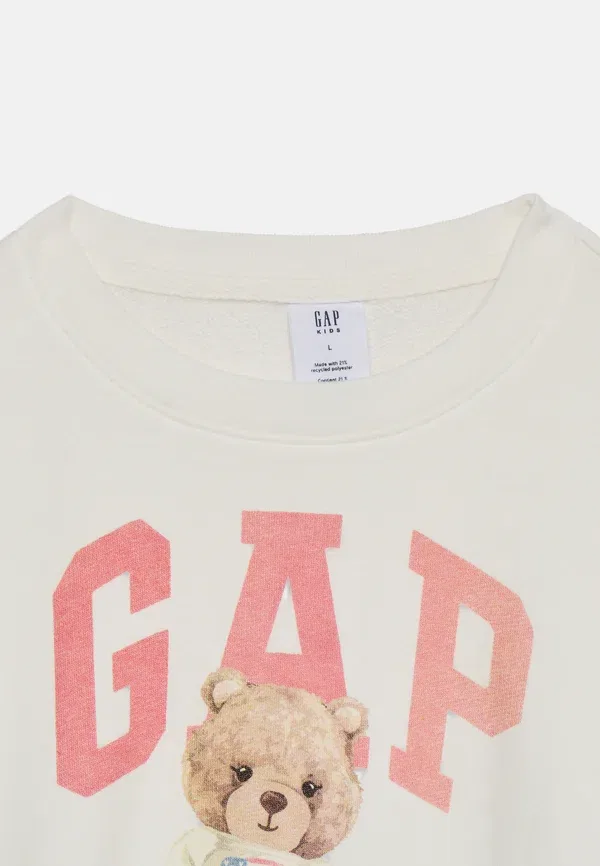 Толстовка на танкетке Gap, белый — фото 4