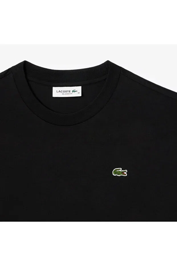 Футболка Lacoste Свободного кроя Black — фото 4