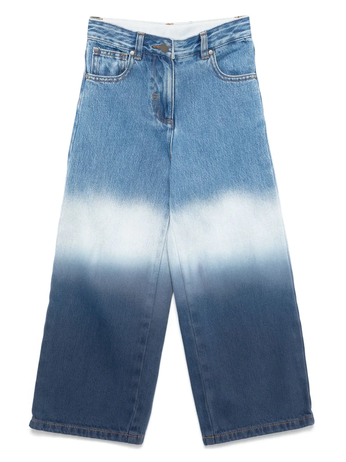 Детские джинсы из 100% хлопка Stella McCartney, синий