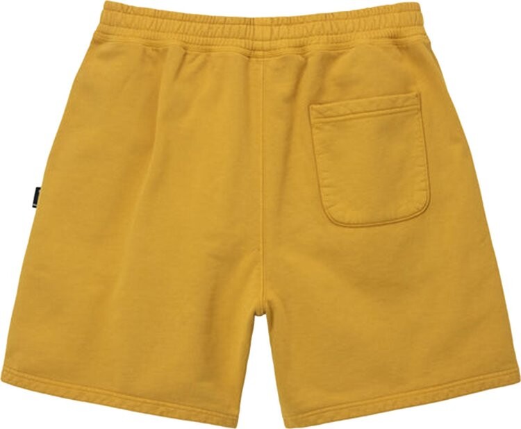 Шорты Stussy Pigment Dyed Fleece Short 'Gold', золотой — фото 3