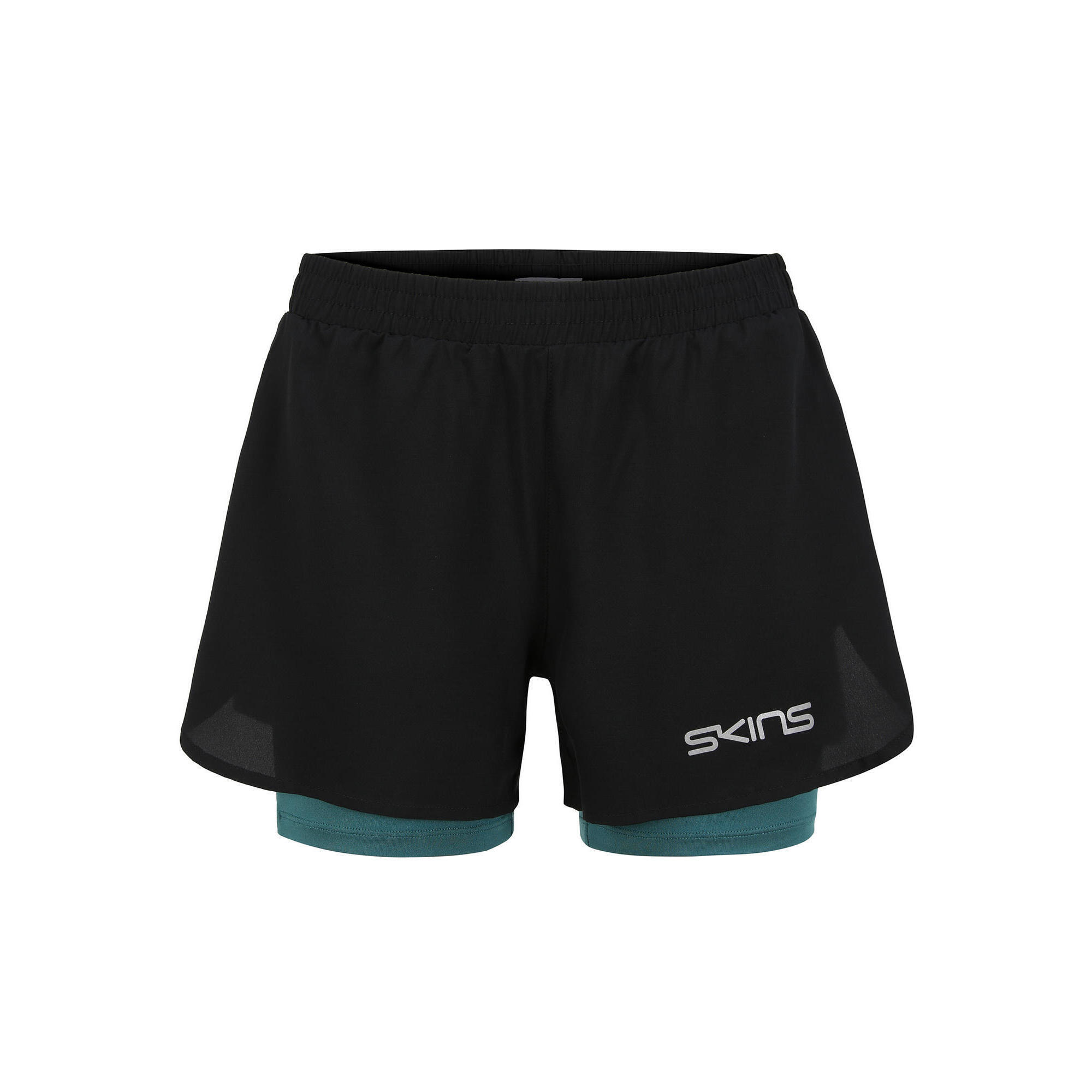 Шорты для бега S3 X-Fit Shorts SKINS, черный - фото