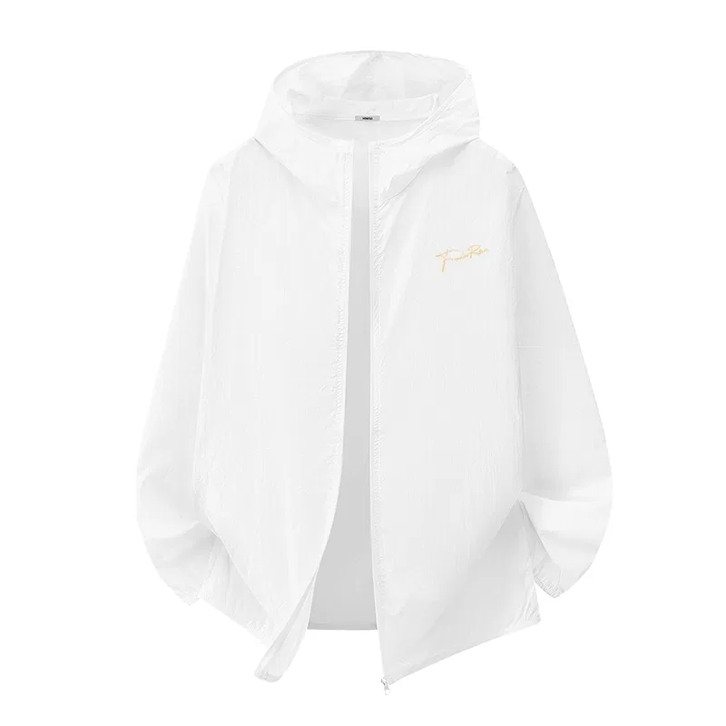 Детская ветровка Freedom Run Chest Logo MINISO, Wet State Sun Protection White
