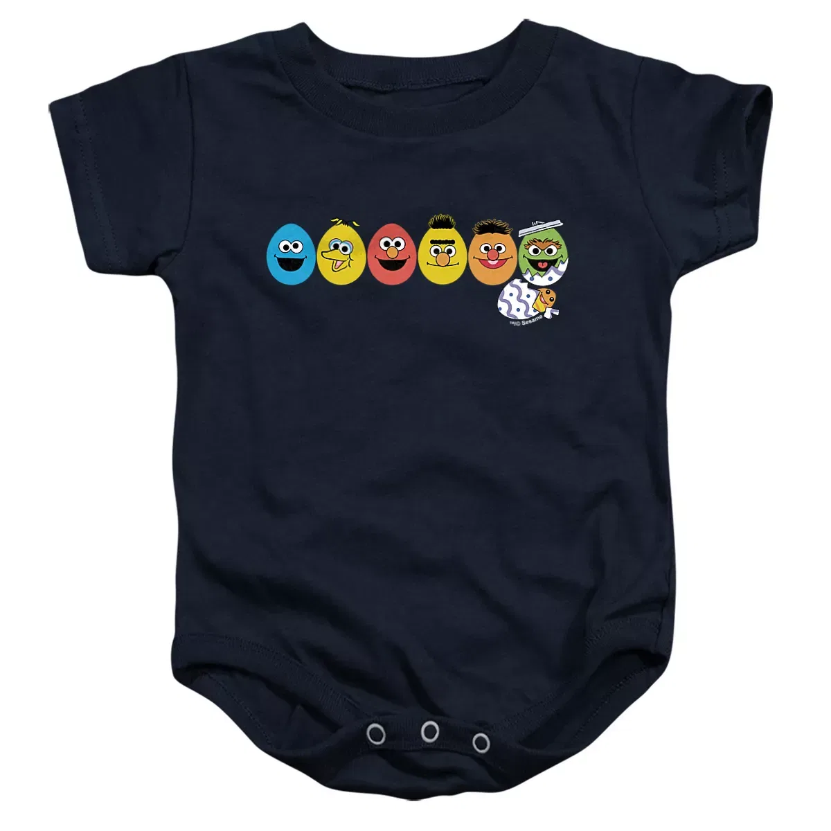 Детский боди с коротким рукавом Sesame Street, Navy