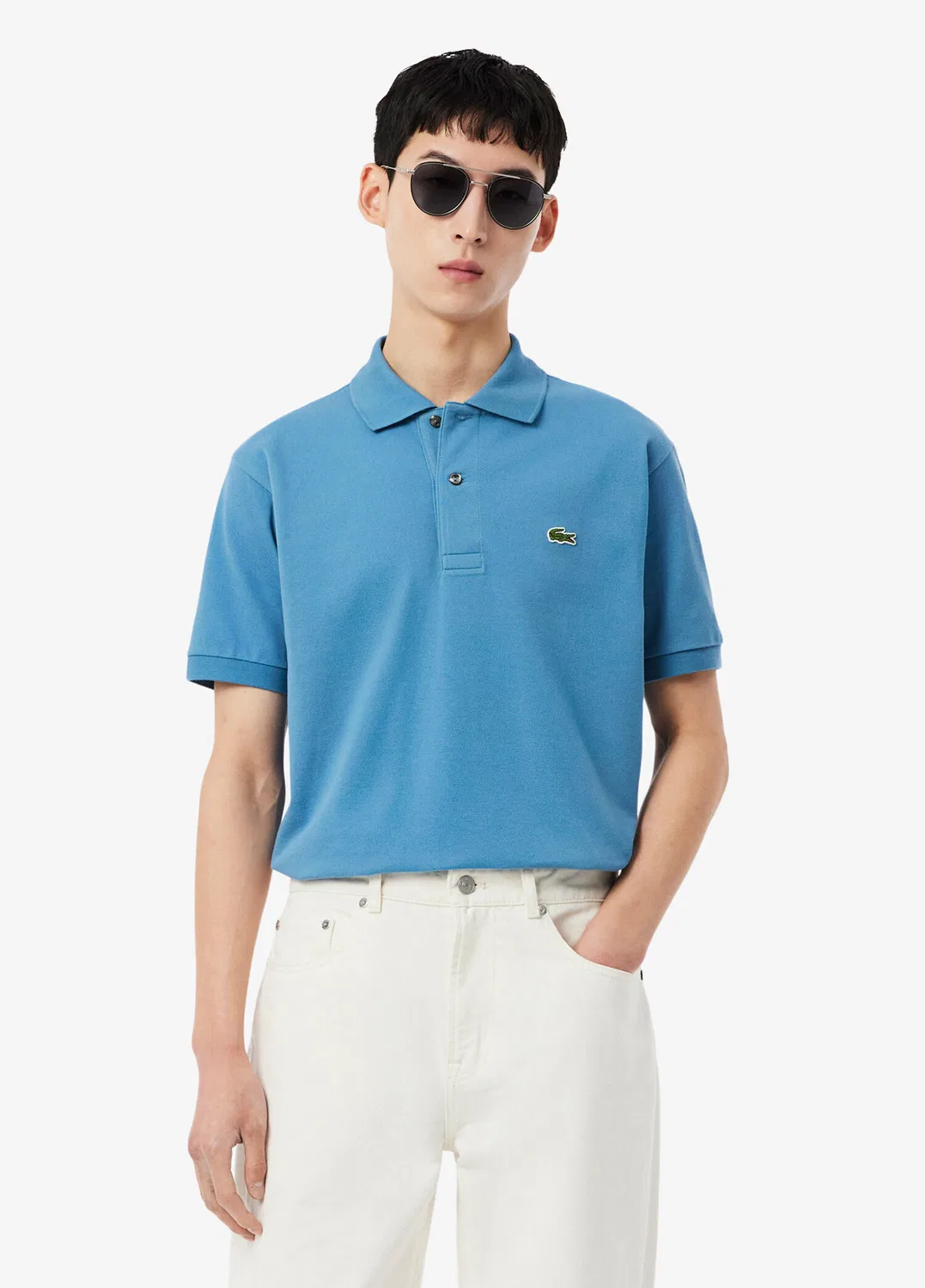 Поло Lacoste L.12.12 Classic Fit, Mavi