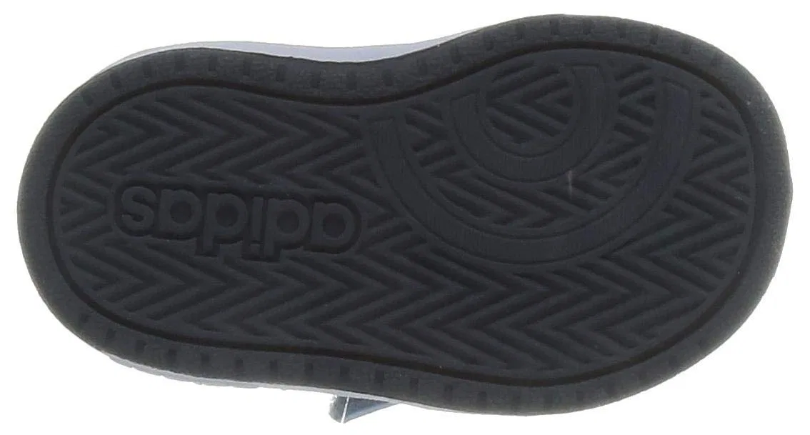 Детские кроссовки для мальчиков с липучками Adidas Hoops Mid 2.0 I, Tactile Blue Ftwr White Legacy Blue — фото 4