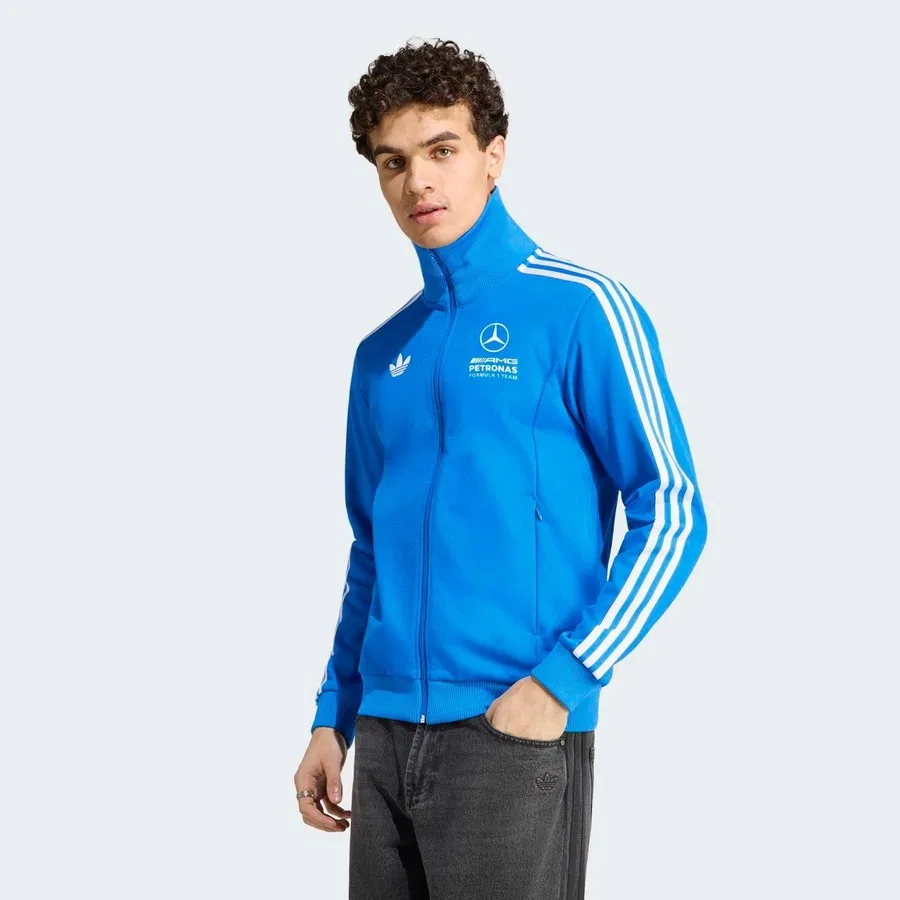 Мужская куртка с длинным рукавом Mercedes-AMG Petronas Formula 1 Team adidas, Синий