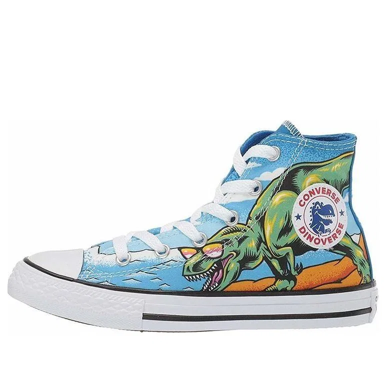 Кеды Converse Chuck Taylor All Star Dino's Beach Party High Top Toddler/Youth, синий