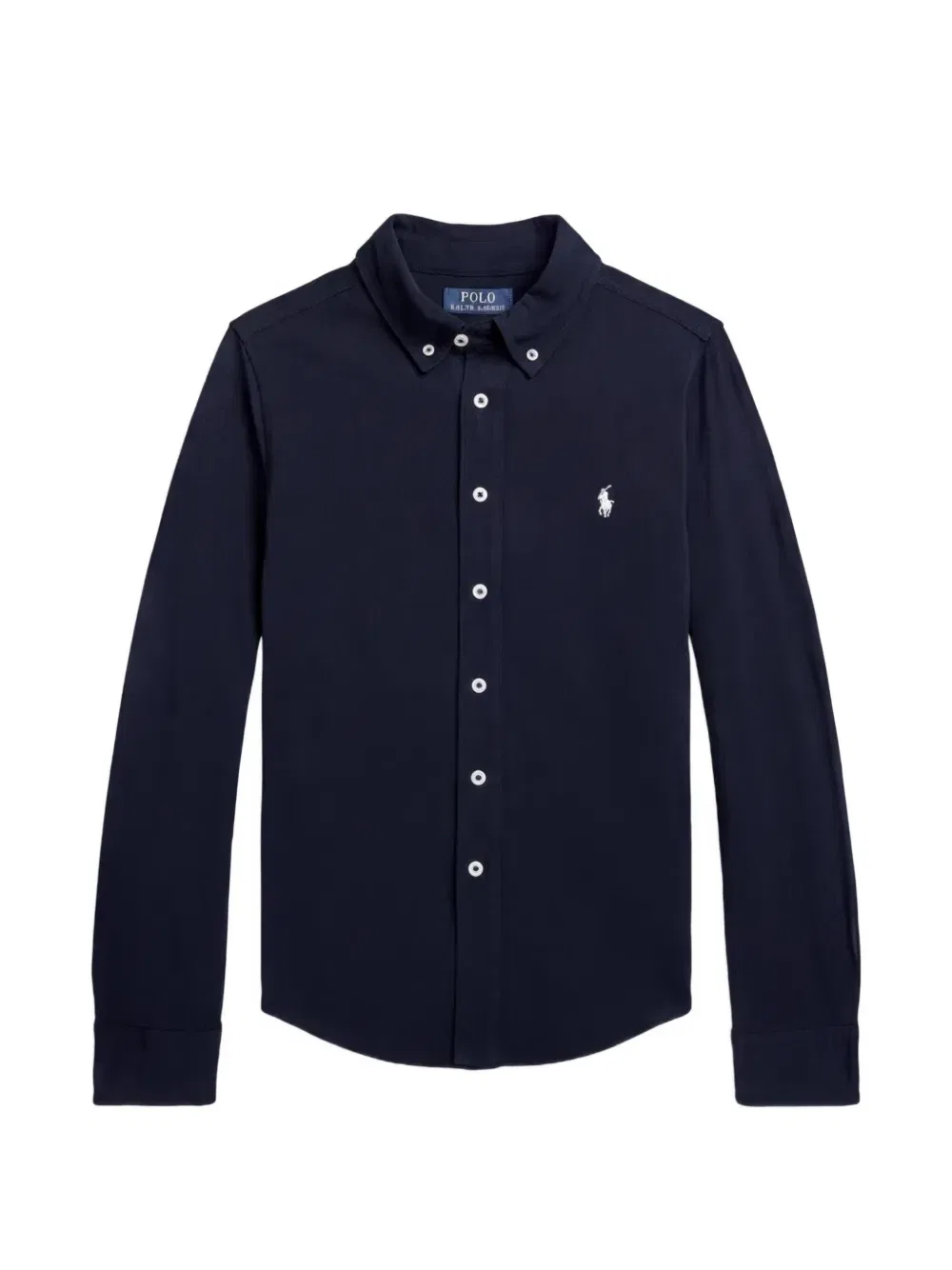 Рубашка Featherweight с логотипом Polo Ralph Lauren Kids, синий