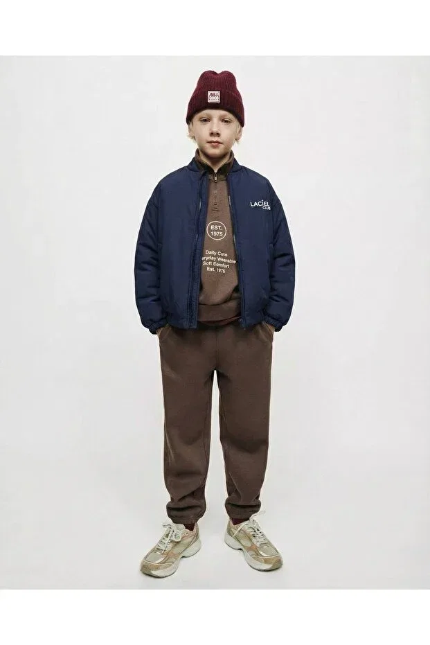 Детское пальто для девочек хлопковое Babylory Kdis Store, Navy Blue — фото 3