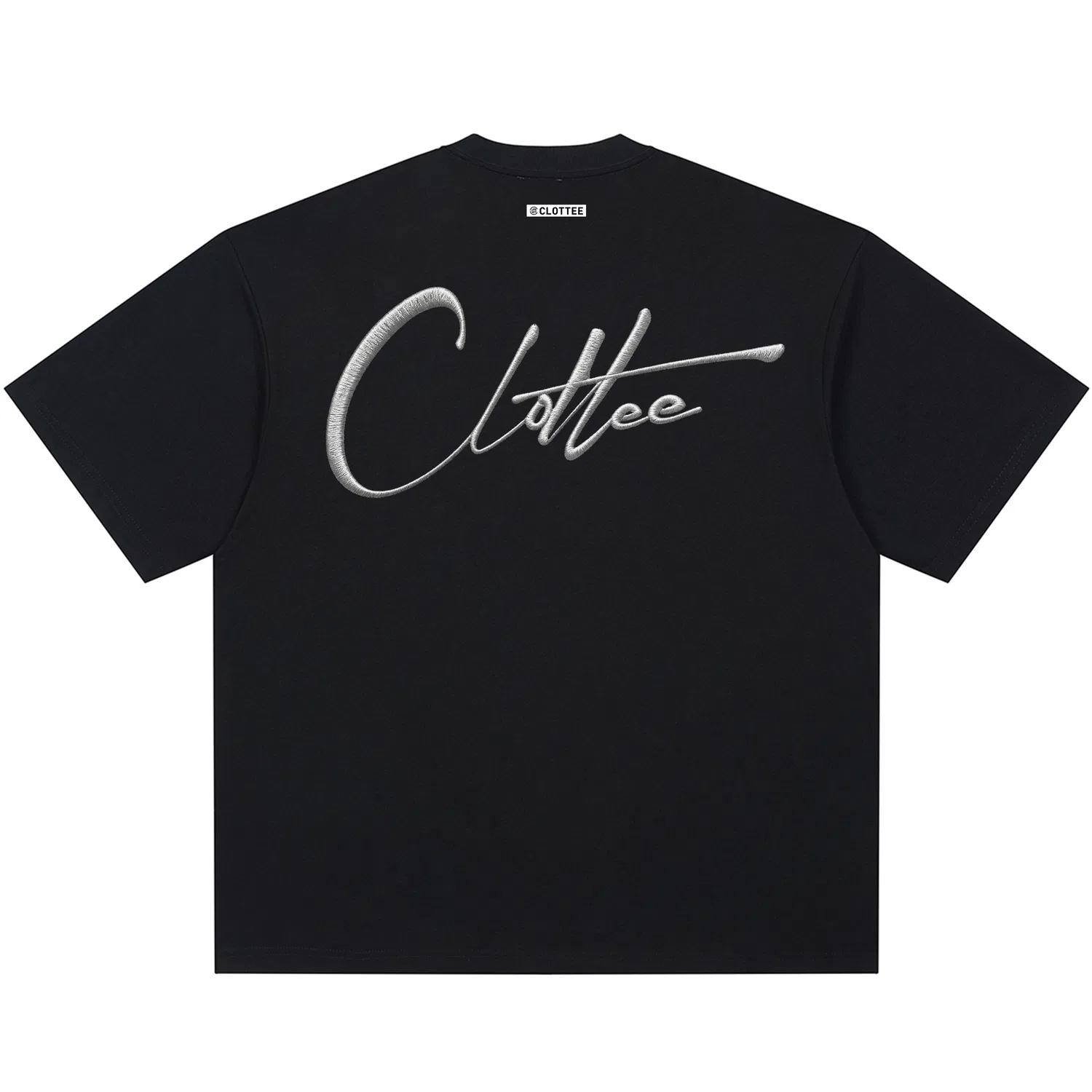 Детская футболка с круглым вырезом, свободного кроя CLOT, White Blue — фото 3