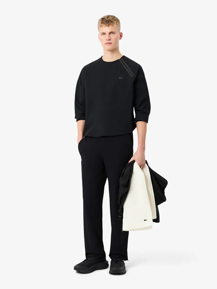 Штаны повседневные Premium Essential Woven LACOSTE, Black — фото 2