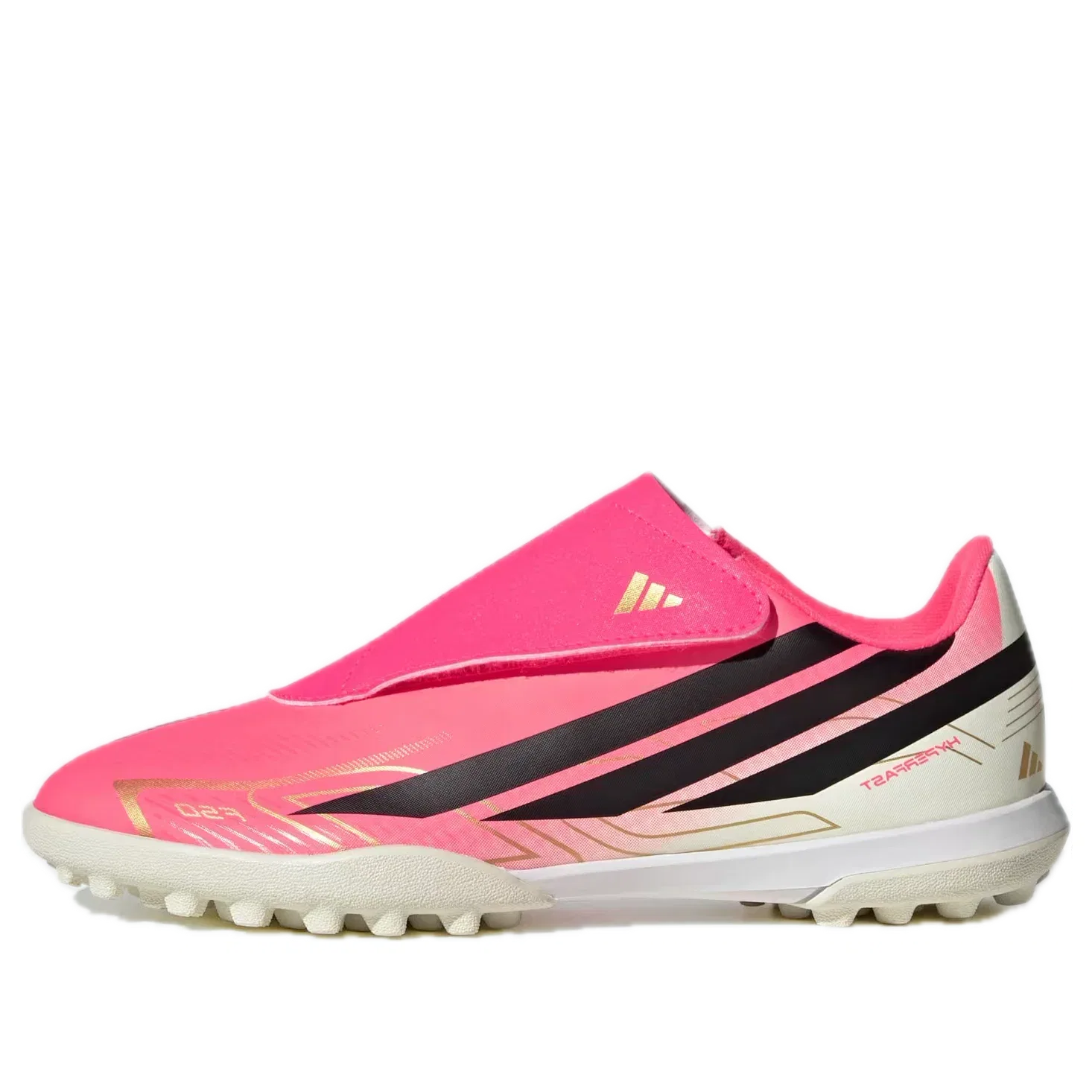 Детские бутсы для футбола с липучкой F50 Hyperfast Road To Glory Pack Adidas, розовый