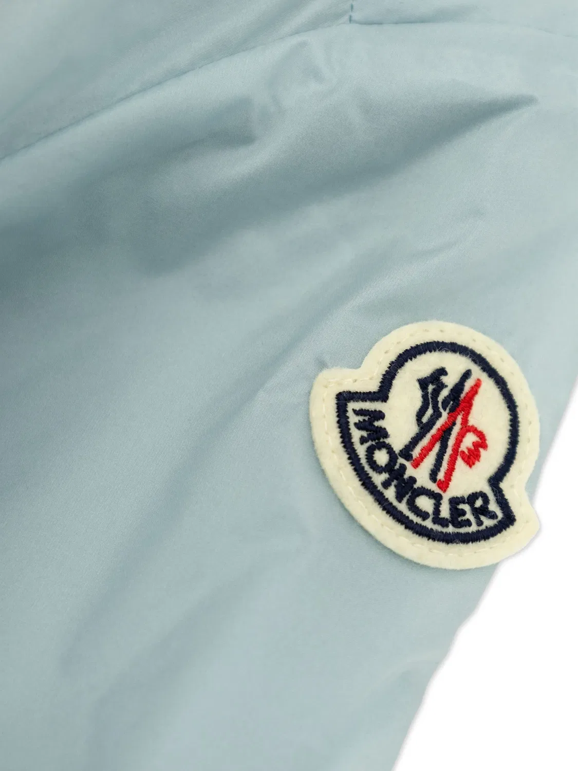Детская куртка с логотипом Moncler, голубой — фото 4