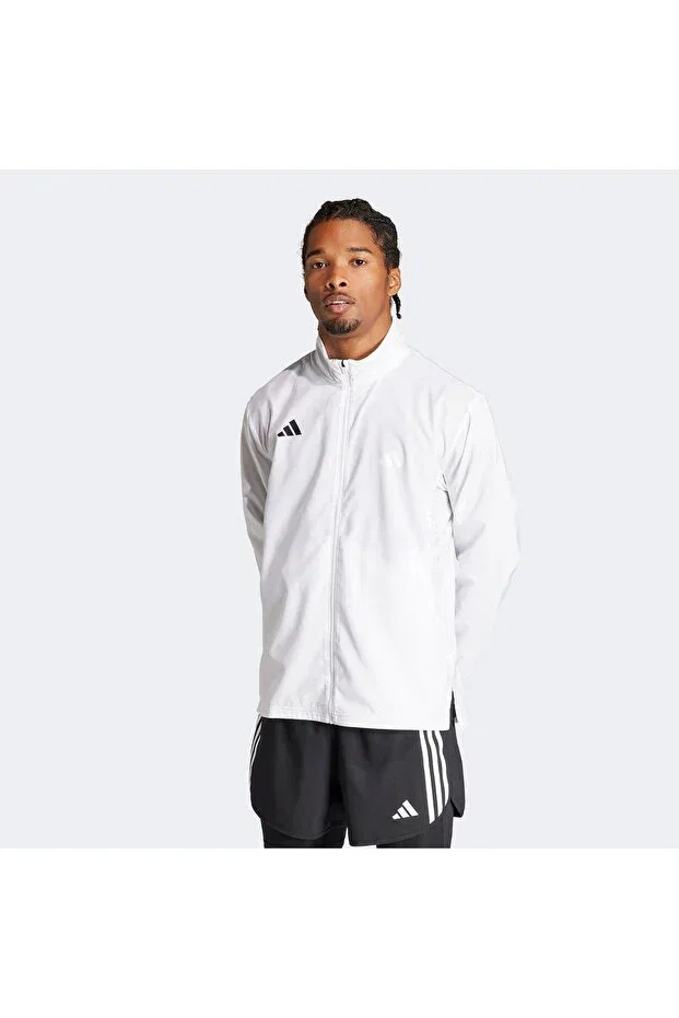 Мужская ветровка без подкладки с принтом Adidas, White