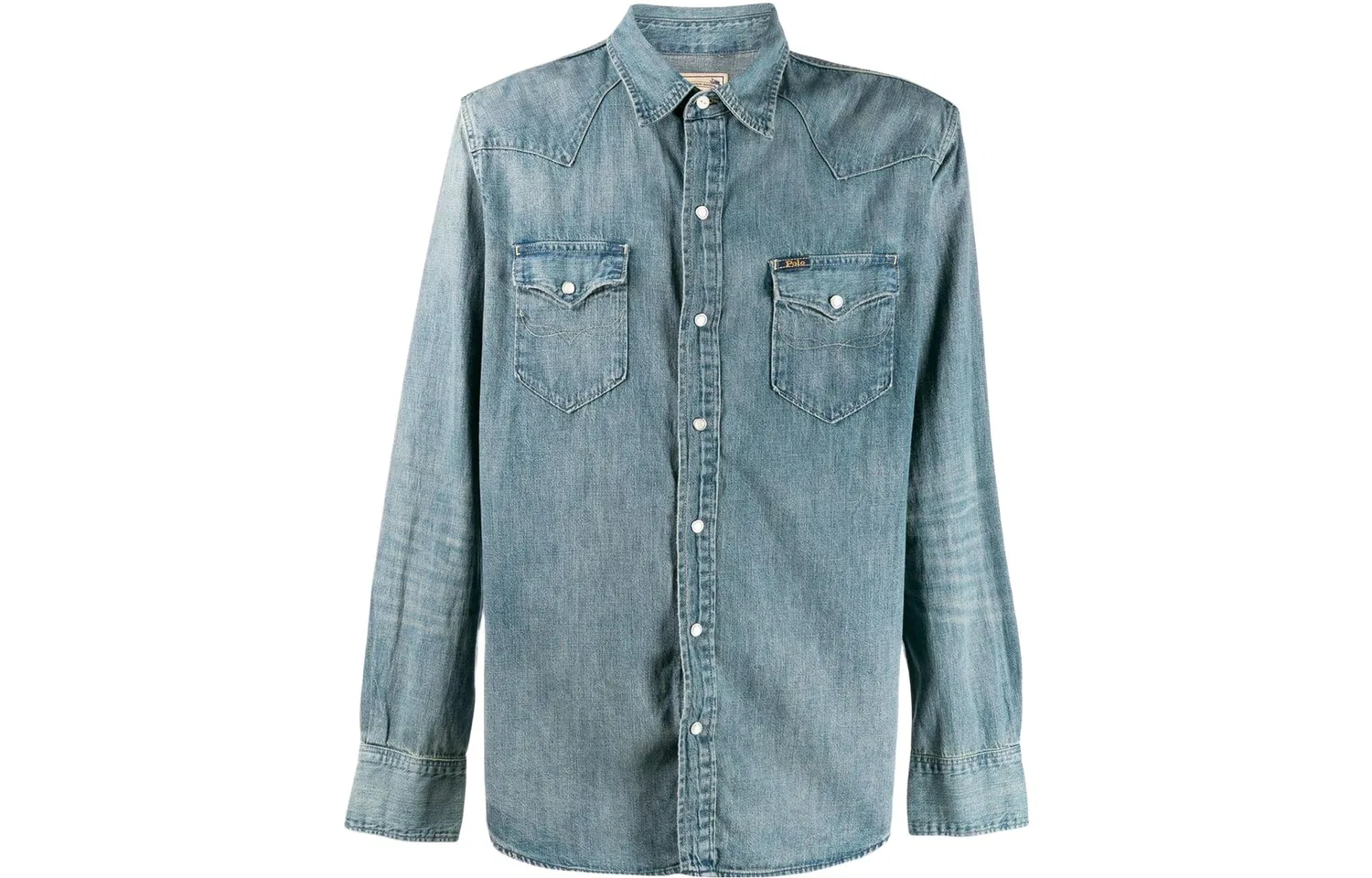 Джинсовая рубашка с длинным рукавом Polo Ralph Lauren, RL Western Blue
