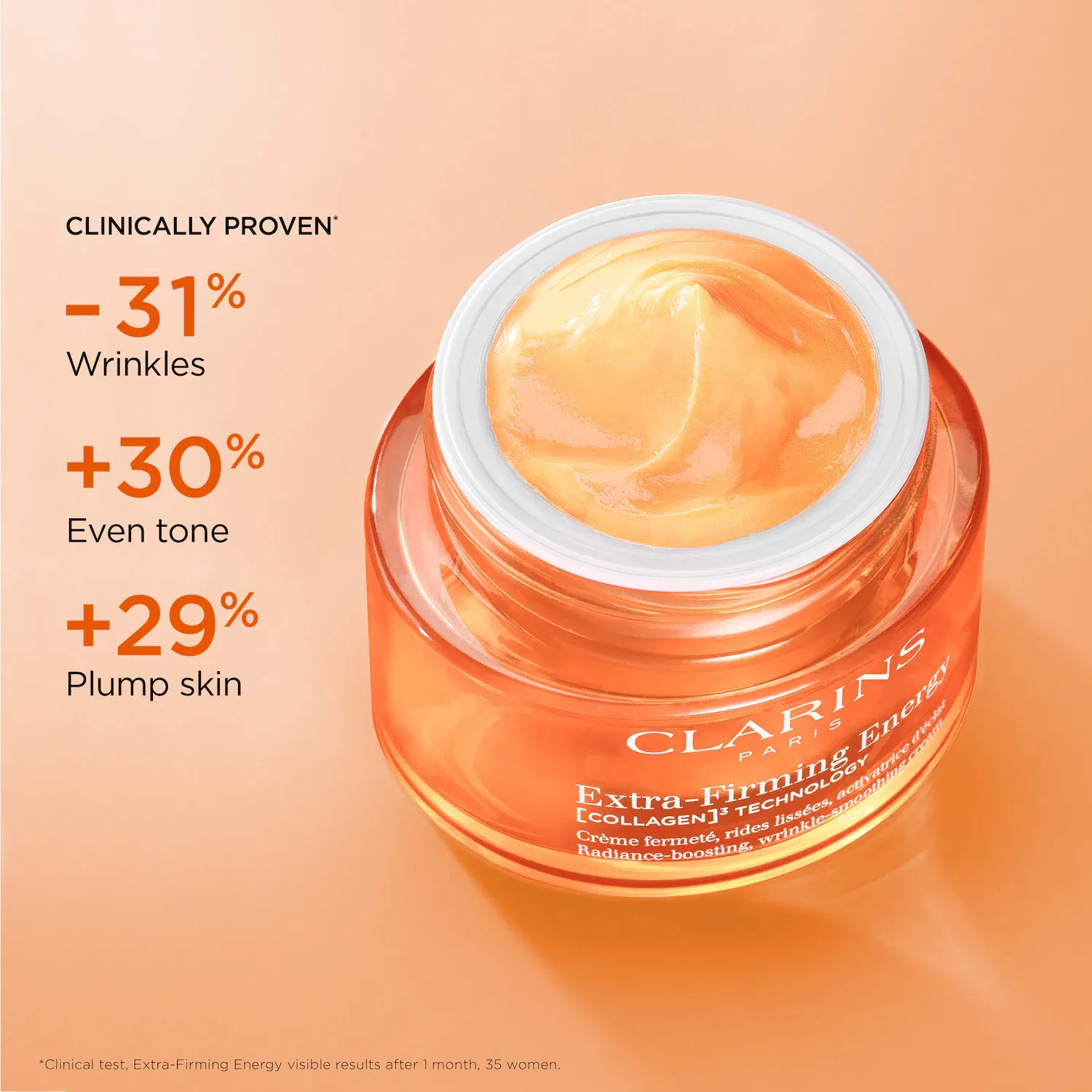 Крем для лица с эффектом лифтинга 50 мл с коллагеном Clarins — фото 3