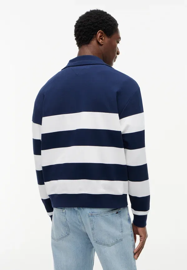 Свитшот с капюшоном хлопковый Nautical Heritage Tommy Hilfiger, Carbon темно-синий — фото 3